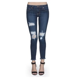Distressed Fray Skinny