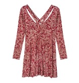 Harriet Dress-Crimson Primrose