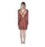 Harriet Dress-Crimson Primrose