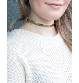 Thin Metallic Choker