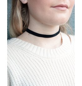Thin Velvet Choker
