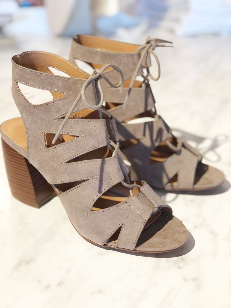 Beau Strappy Lace Up Sandal