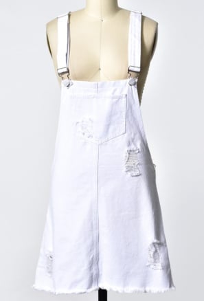 Overall Denim Skirt