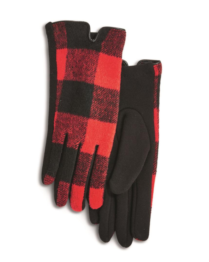 Two's Buffalo Plaid Gloves Trend Boutique