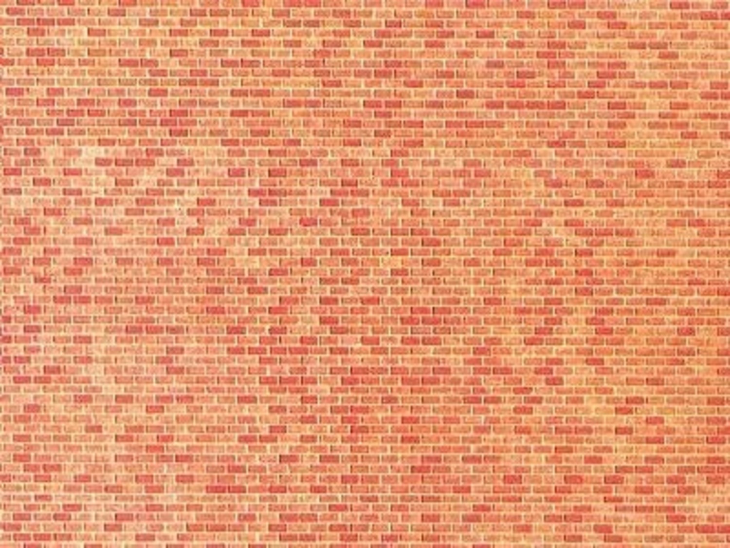 FALLER FALLER N SCALE RED BRICK SHEET 25 X 12.5CM acercmodels