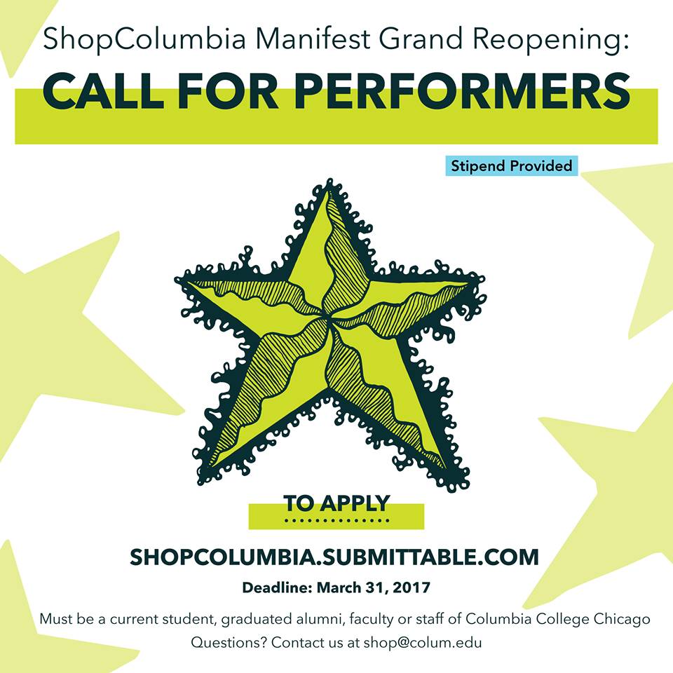 Call For Performers: Grand Reopening!