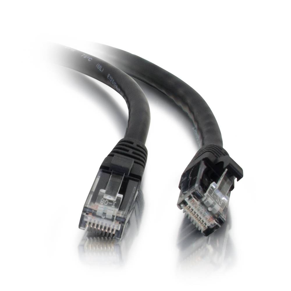 C2G Cat5e Unshielded (UTP) Cable, 10ft (black) RamTech