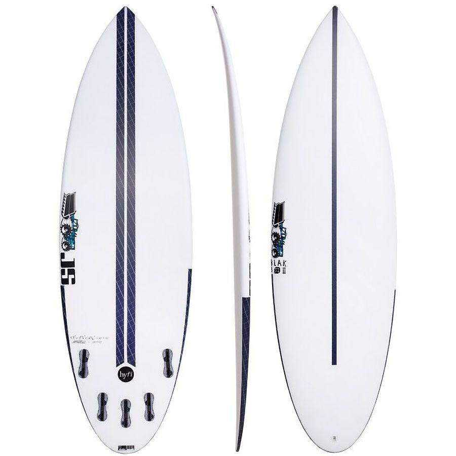JS SURFBOARDS Blak Box 2 Squash Tail HYFI 6' 0" x 20 1/4" x 2 1/2" x 32