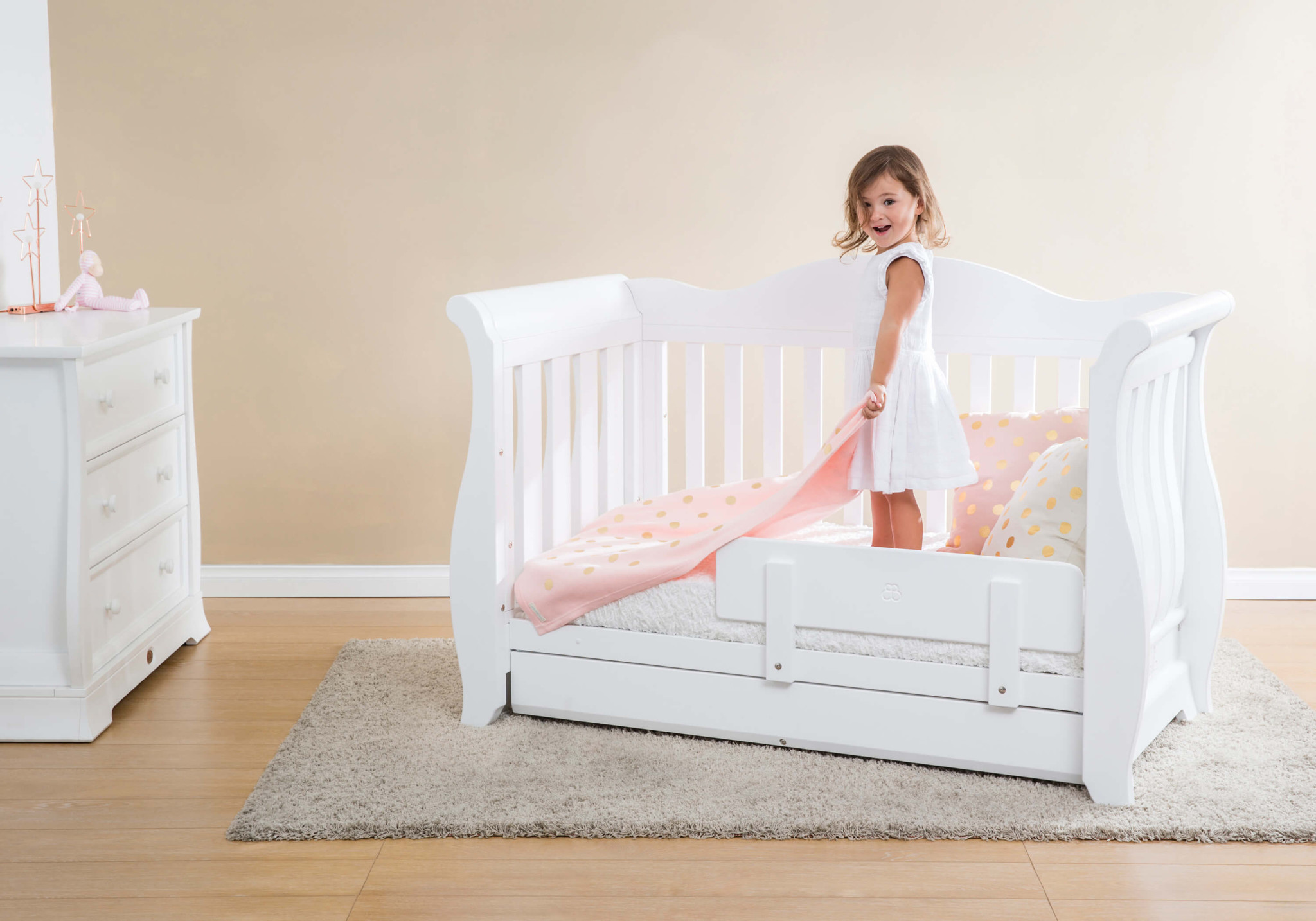 Boori Sleigh Royale Cot Bed Sweet Lullabies