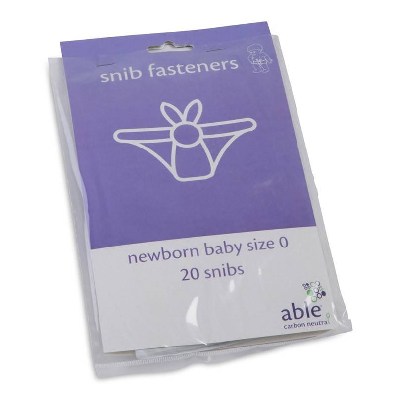 Able Plastics Snibs Nappy Fasteners Sweet Lullabies