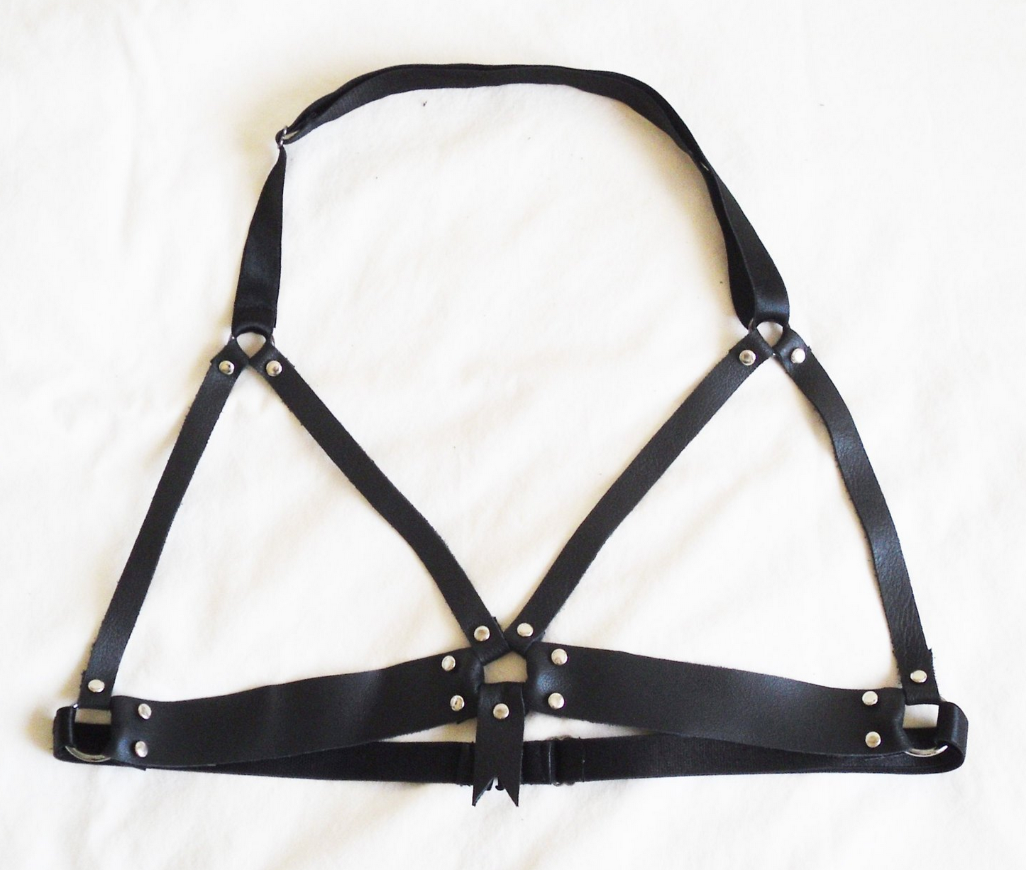 Classic Leather Harness Bra Passional Boutique