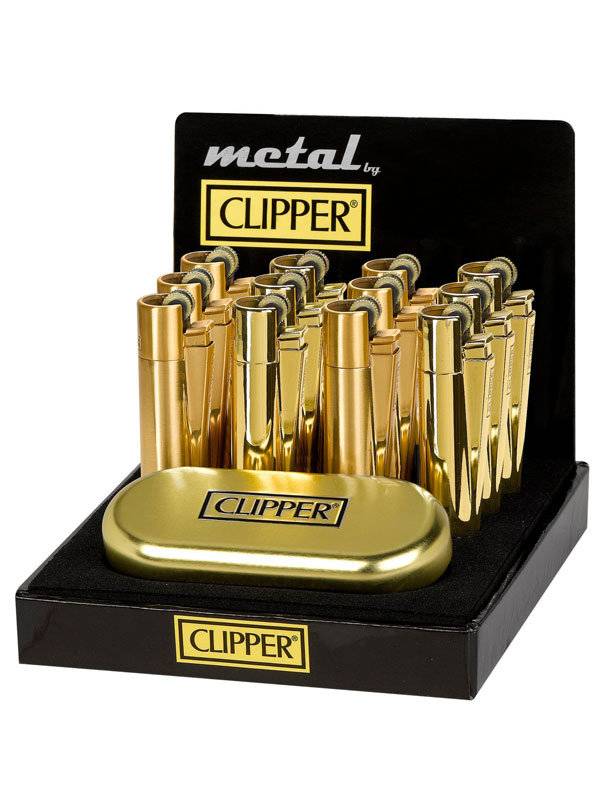 RAW CLIPPER FULL METAL LIGHTER GOLD