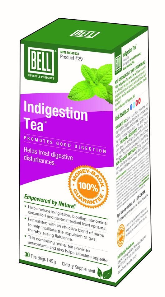 Bell Acid Reflux & Indigestion Tea 30 caps Vitamin King Sports