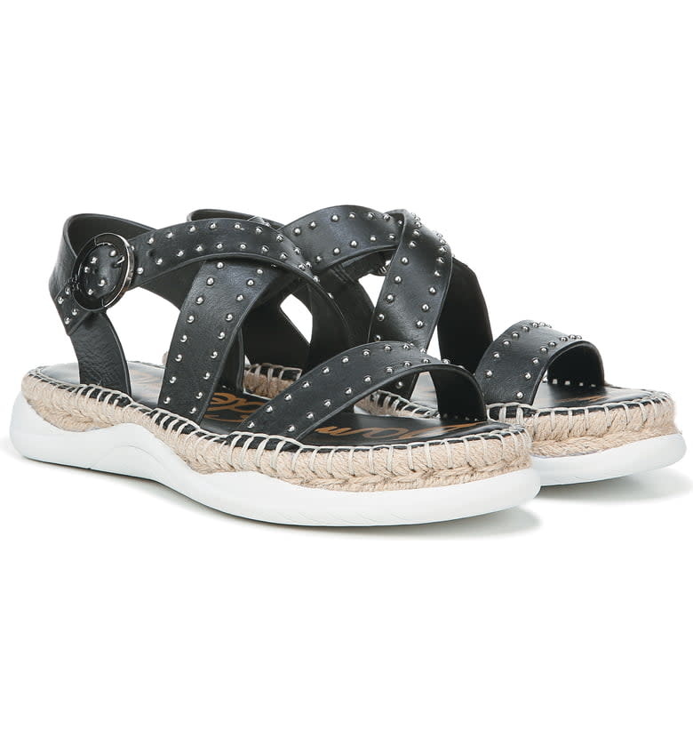 sam edelman studded flat sandals