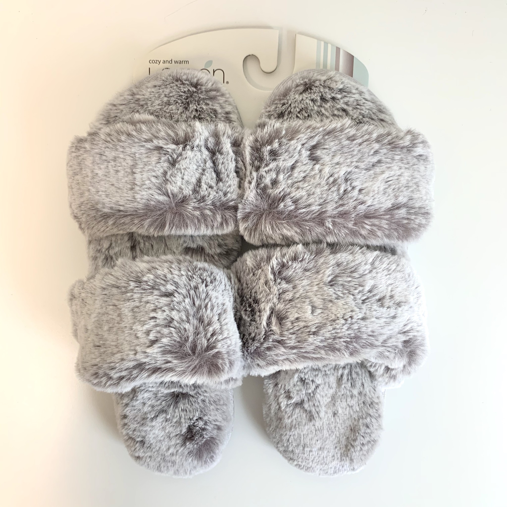 two strap fur slides
