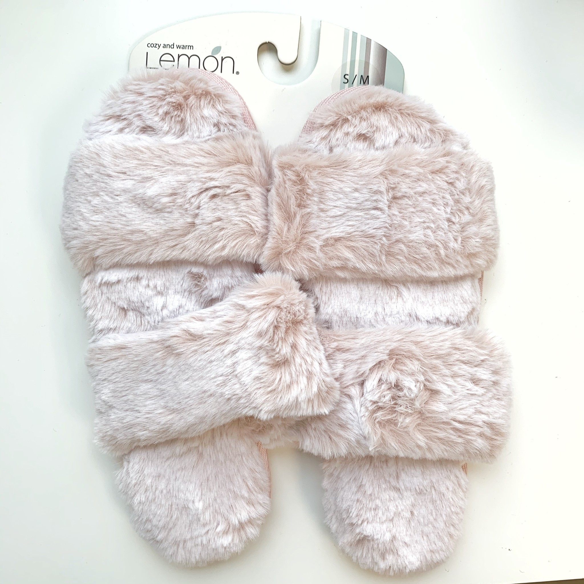 two strap fur slides