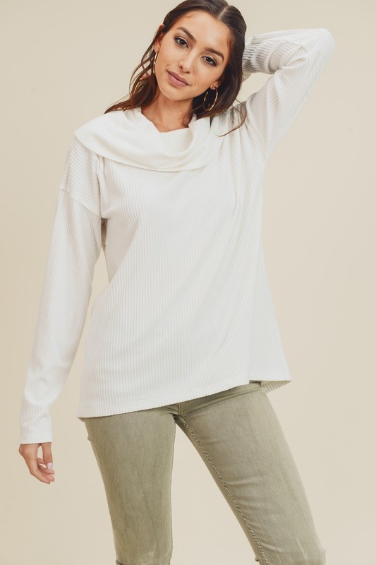 ivory mock turtleneck