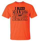 I Bleed Orange and Black Shirt - Northern Screenprinting and Embroidery