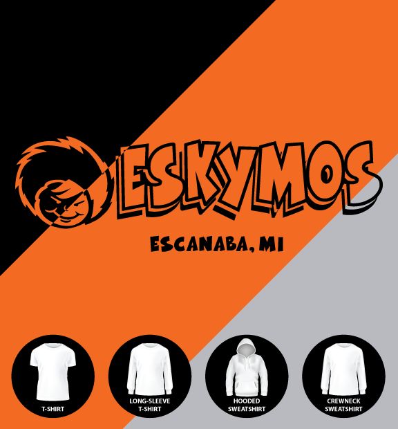 Eskymos Escanaba MI Shirt Northern Screenprinting and Embroidery