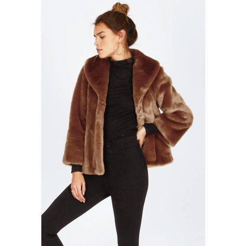 AMUSE SOCIETY AMUSE SOCIETY FUR EVER MINE COAT AMUSE SOCIETY AMUSE SOCIETY FUR EVER MINE COAT
