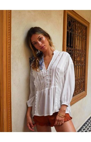 KIVARI KIVARI SOLANA BOX BLOUSE KIVARI KIVARI SOLANA BOX BLOUSE