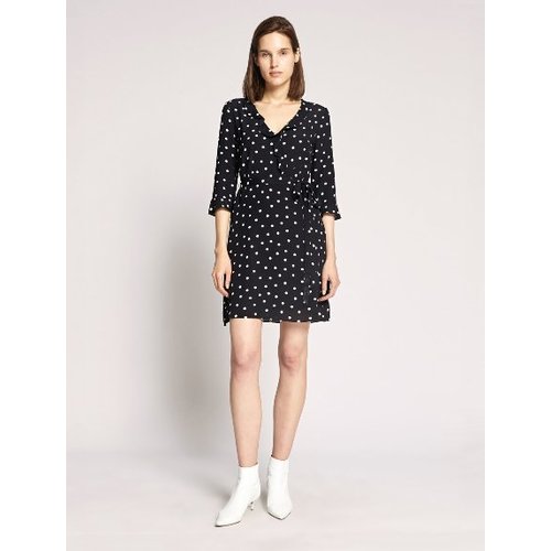 SANCTUARY SANCTUARY EYE CANDY FAUX WRAP DRESS SANCTUARY SANCTUARY EYE CANDY FAUX WRAP DRESS