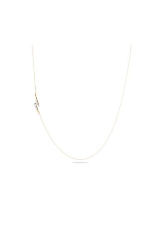 ADINA REYTER ADINA REYTER TINY PAVE LIGHTNING BOLT NECKLACE ADINA REYTER ADINA REYTER TINY PAVE LIGHTNING BOLT NECKLACE