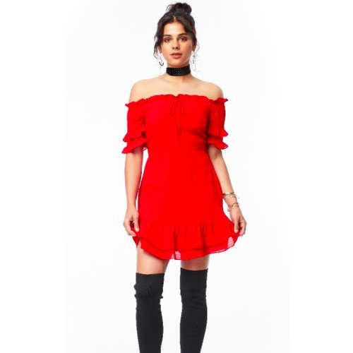 LOST + WANDER LOST + WANDER SCORPION RUFFLE DRESS LOST + WANDER LOST + WANDER SCORPION RUFFLE DRESS
