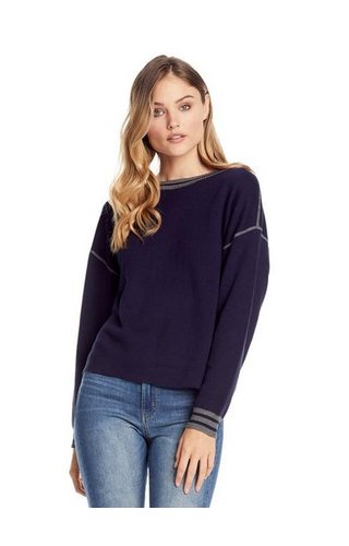 MICHAEL STARS MICHAEL STARS REVERSIBLE CREW SWEATER MICHAEL STARS MICHAEL STARS REVERSIBLE CREW SWEATER