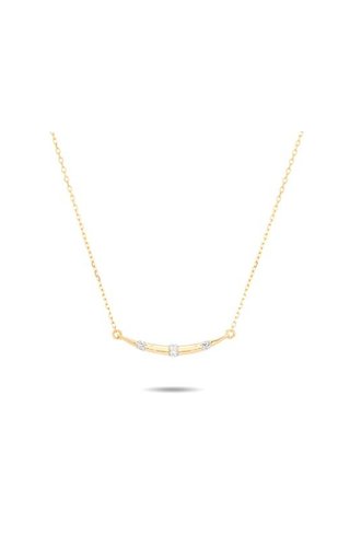 ADINA REYTER ADINA REYTER SMALL DIAMOND STRIPE CURVE NECKLACE ADINA REYTER ADINA REYTER SMALL DIAMOND STRIPE CURVE NECKLACE