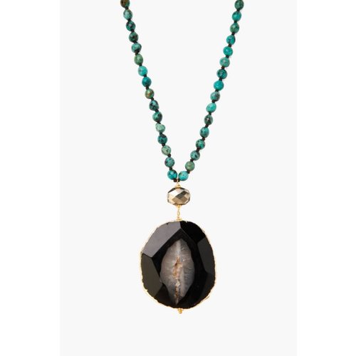 CHAN LUU CHAN LUU CHUNKY TURQUIOSE NECKLACE CHAN LUU CHAN LUU CHUNKY TURQUIOSE NECKLACE