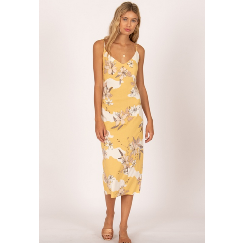 AMUSE SOCIETY AMUSE PAPAYA MIDI KNIT DRESS AMUSE SOCIETY AMUSE PAPAYA MIDI KNIT DRESS