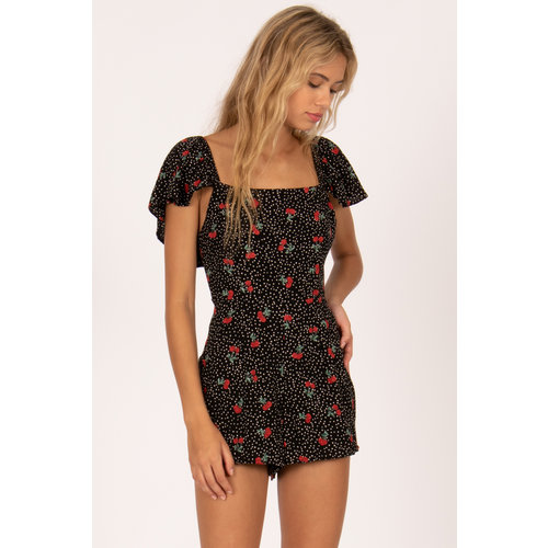 AMUSE SOCIETY AMUSE FRESH SQUEEZED ROMPER AMUSE SOCIETY AMUSE FRESH SQUEEZED ROMPER