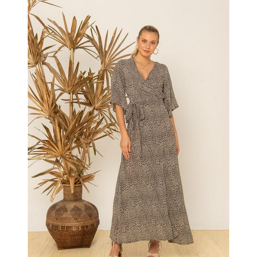 BEACHGOLD BALI BEACHGOLD ANGIE WRAP DRESS BEACHGOLD BALI BEACHGOLD ANGIE WRAP DRESS