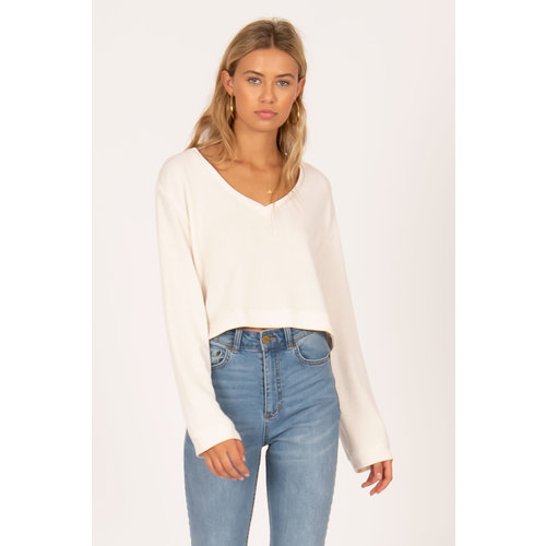 AMUSE SOCIETY AMUSE SOCIETY COCONUT GROVE KNIT PULLOVER AMUSE SOCIETY AMUSE SOCIETY COCONUT GROVE KNIT PULLOVER