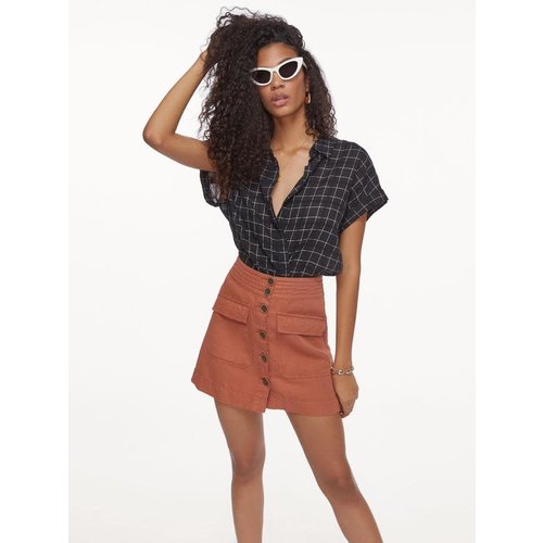SANCTUARY SANCTUARY BORREGO TIE SHIRT SANCTUARY SANCTUARY BORREGO TIE SHIRT