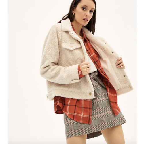 SANCTUARY SANCTUARY ASTORIA FAUX SHERPA JACKET SANCTUARY SANCTUARY ASTORIA FAUX SHERPA JACKET
