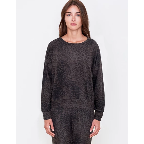 SUNDRY SUNDRY LEOPARD PRINT SWEATSHIRT SUNDRY SUNDRY LEOPARD PRINT SWEATSHIRT