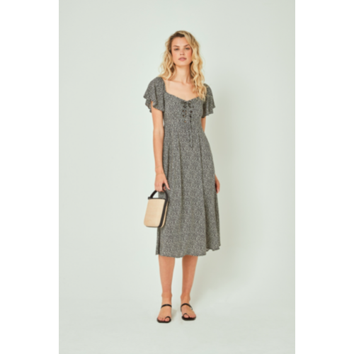AUGUSTE HAZEL BRAE MIDI DRESS AUGUSTE HAZEL BRAE MIDI DRESS