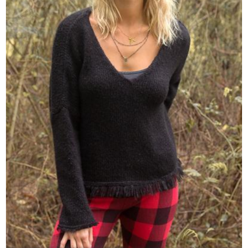 WOODEN SHIPS WOODEN SHIPS KAIA FRINGE SWEATER WOODEN SHIPS WOODEN SHIPS KAIA FRINGE SWEATER