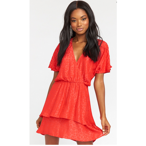 SHOW ME YOUR MUMU SHOW ME YOUR MUMU SANDRINE RUFFLE DRESS SHOW ME YOUR MUMU SHOW ME YOUR MUMU SANDRINE RUFFLE DRESS