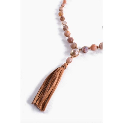 CHAN LUU CHAN LUU MIX TASSEL NECKLACE CHAN LUU CHAN LUU MIX TASSEL NECKLACE