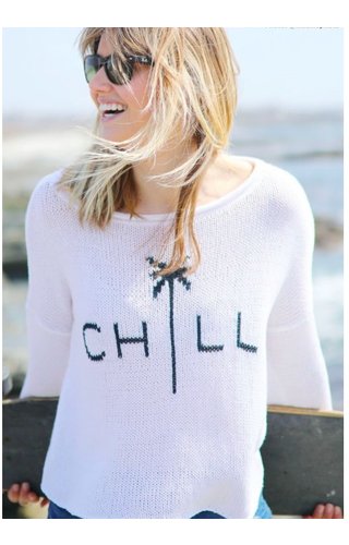 WOODEN SHIPS WOODEN SHIPS CHILL CREWNECK SWEATER WOODEN SHIPS WOODEN SHIPS CHILL CREWNECK SWEATER