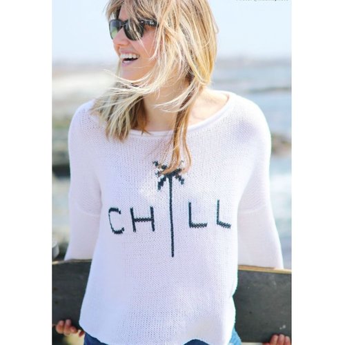 WOODEN SHIPS WOODEN SHIPS CHILL CREWNECK SWEATER WOODEN SHIPS WOODEN SHIPS CHILL CREWNECK SWEATER