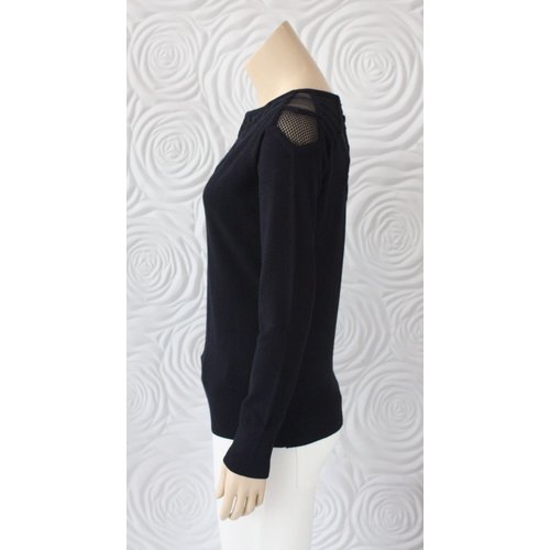 Leo Guy Leo & Ugo Long Sleeve Top with Mesh Detail Leo Guy Leo & Ugo Long Sleeve Top with Mesh Detail