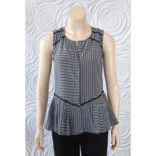 Ecru Ecru Deconstructed Geo Sleeveless Top Ecru Ecru Deconstructed Geo Sleeveless Top