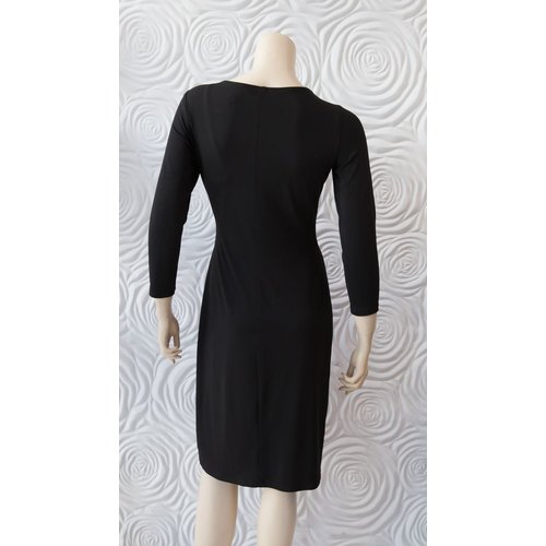 Iris Iris Dress with Half Belt in Jersey Fabric Iris Iris Dress with Half Belt in Jersey Fabric