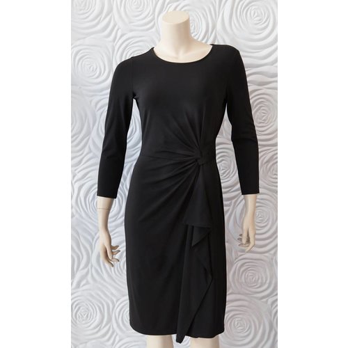 Iris Iris Dress with Half Belt in Jersey Fabric Iris Iris Dress with Half Belt in Jersey Fabric