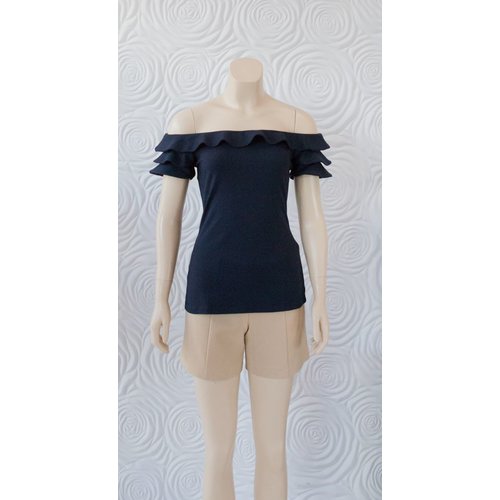 Susana Monaco Susana Monaco Ruffle Edge Top 10” Susana Monaco Susana Monaco Ruffle Edge Top 10”
