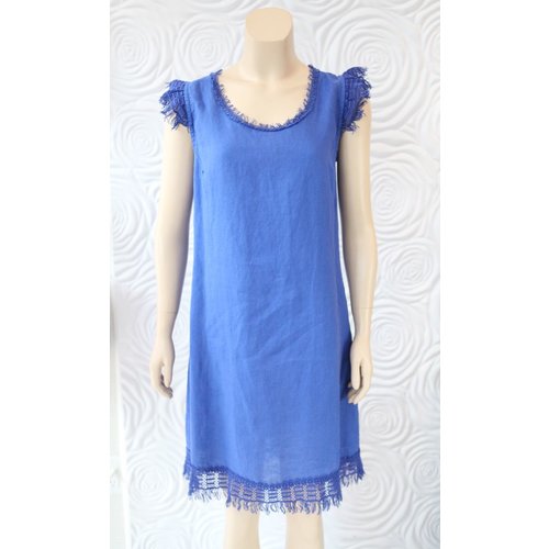 Haris Cotton Haris Cotton Sleevelss Linen Dress Haris Cotton Haris Cotton Sleevelss Linen Dress